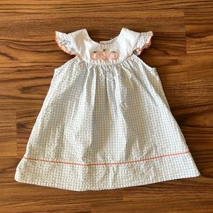 Stelly Belly embroidered pumpkin dress